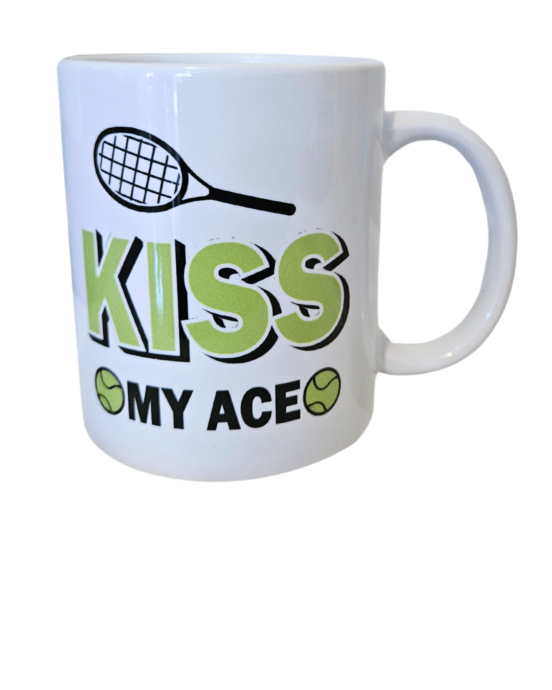Tennis Mug "Kiss My Ace " - 11 Oz