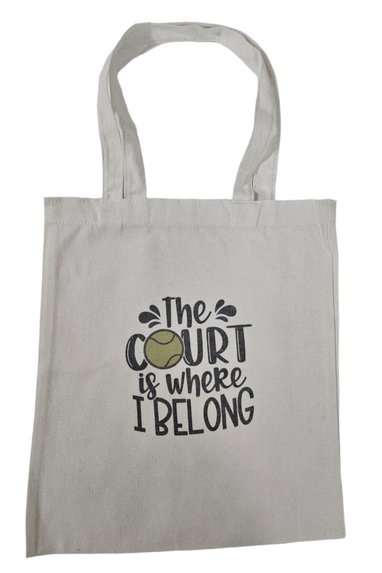 Canva Bag Vintage Style "The Court is where I Belong"