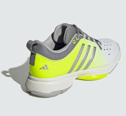 adidas Court Womens Pickleball Shoe - White/Silver/Lemon