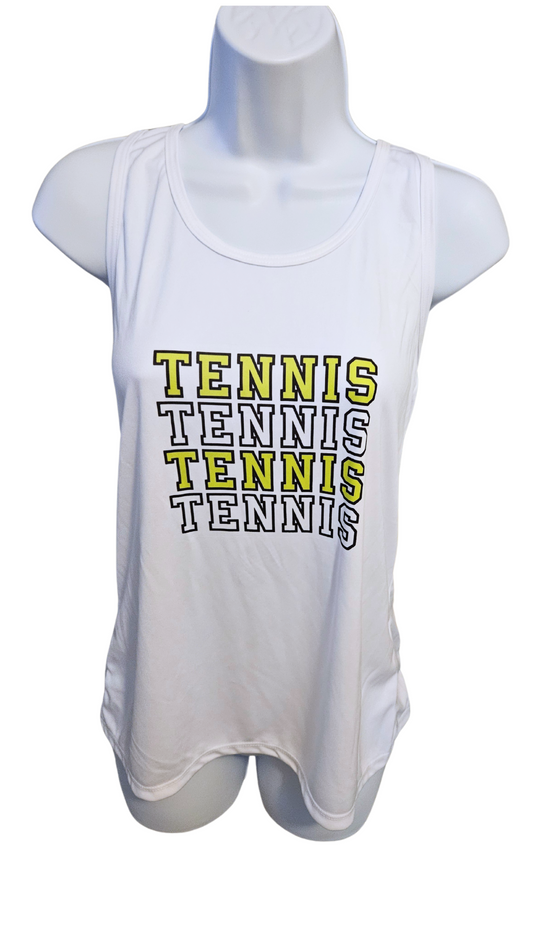 Port & Company -Tennis, Tennis, Tennis Dri-fit Tank Top - Medium SKU # 509016