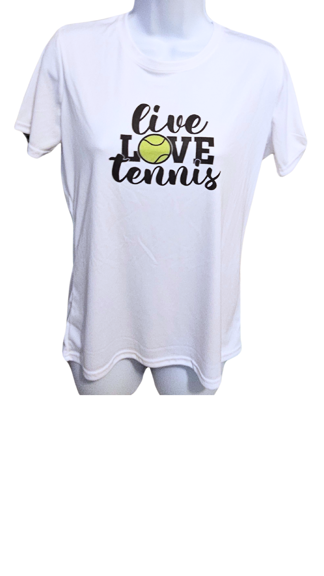 Port & Company - Live Love Tennis Dri-fit T-shirt - Small - SKU # 509011