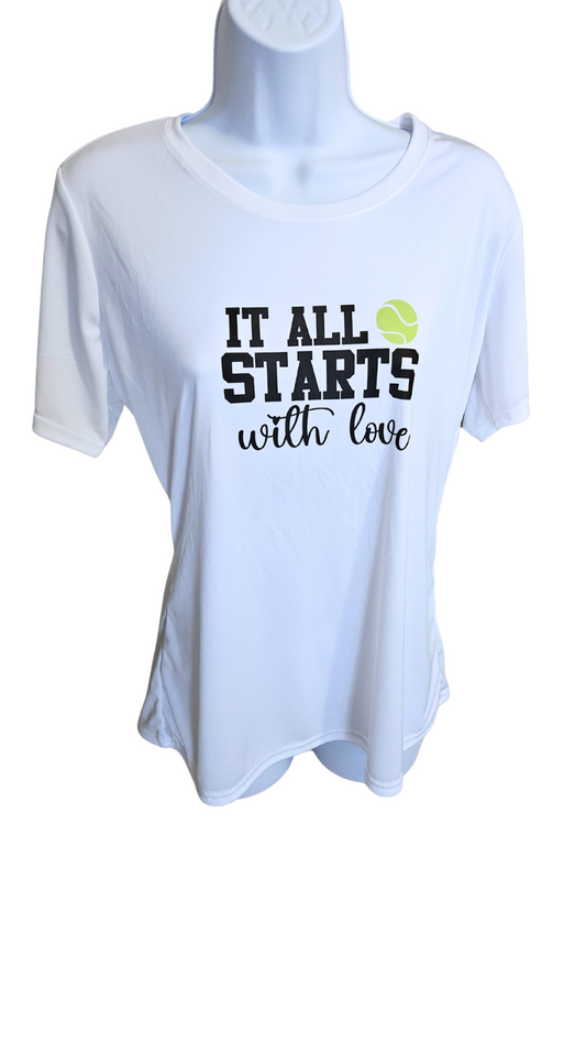 Port & Company - It All Starts With Love Dri-fit T-shirt - Large