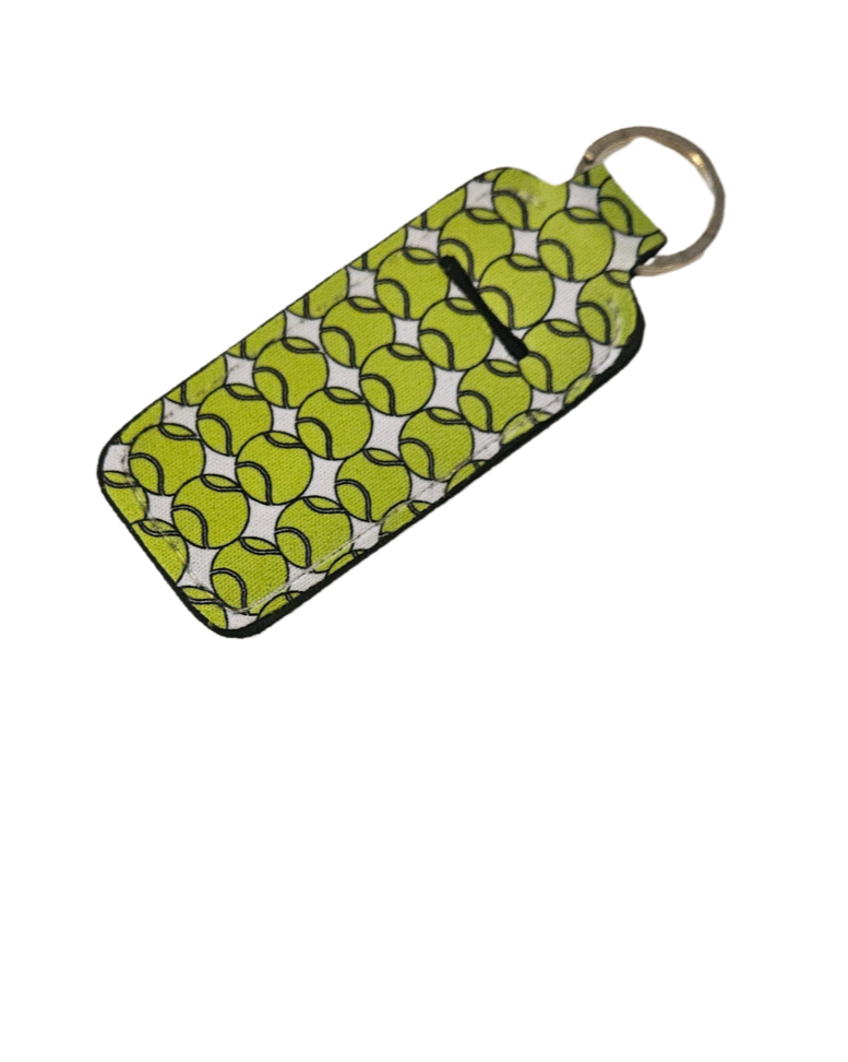 "Tennis Ball" Design Soft Keychain