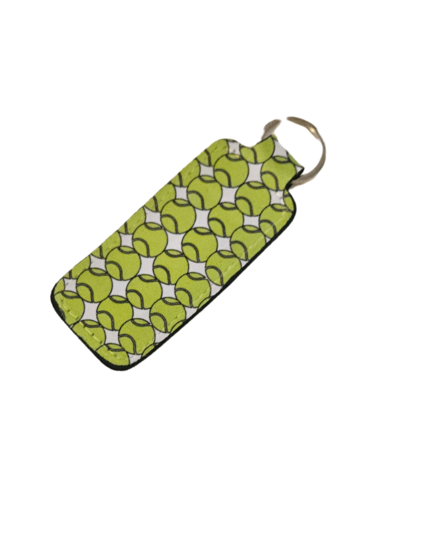 "Tennis Ball" Design Soft Keychain