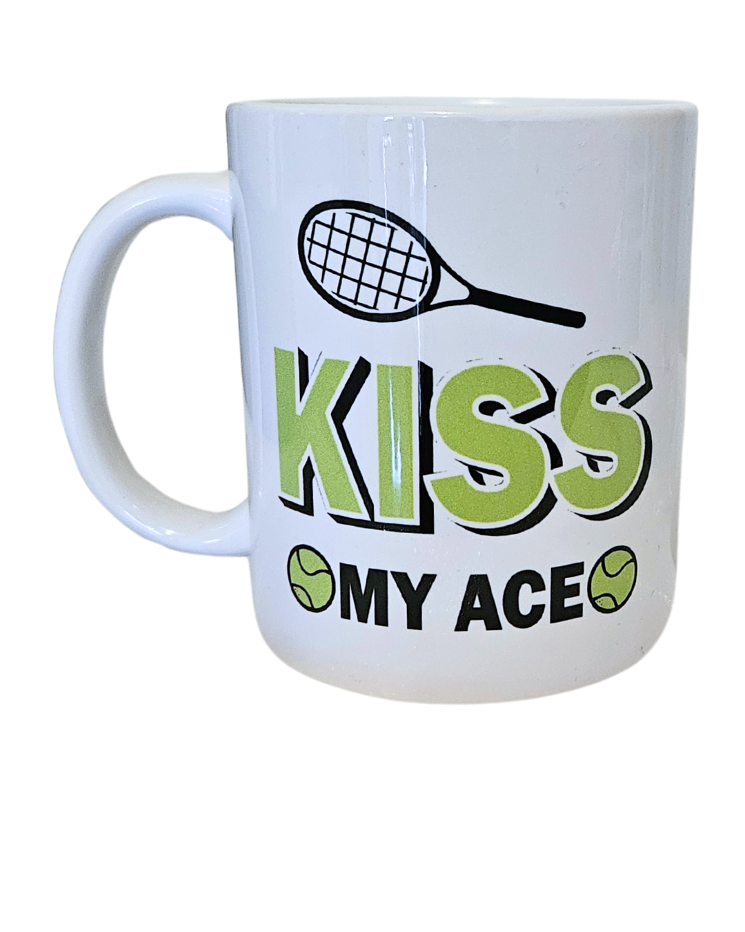 Tennis Mug "Kiss My Ace " - 11 Oz