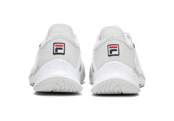 Fila Mondo Forza Men's Tennis Shoe - White/Glacier Gray/New Wheat