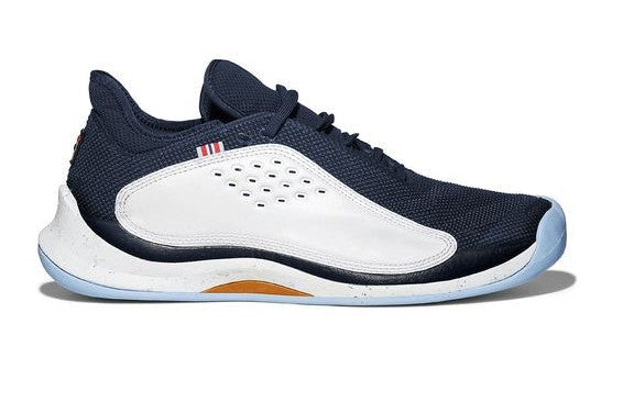 Fila Mondo Forza Men's Tennis Shoe - White/Fila Navy/Powder Blue