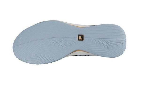 Fila Mondo Forza Men's Tennis Shoe - White/Fila Navy/Powder Blue