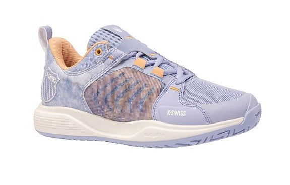 K Swiss Ultrashot Team Womens Tennis Shoe - Peach Fuzz/Star White/Heather