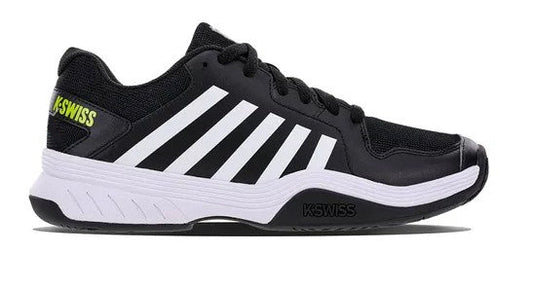 K-Swiss Court Express Mens Pickleball Shoe - Black/White/Eve Primrose