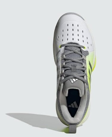 adidas Court Womens Pickleball Shoe - White/Silver/Lemon